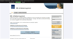 Desktop Screenshot of eeb.naturvardsverket.se