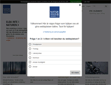 Tablet Screenshot of naturvardsverket.se