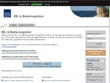 Tablet Screenshot of eeregistret.naturvardsverket.se